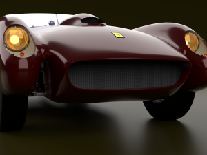 Ferrari 250 Testa Rossa 250 1957 Modelo 3D