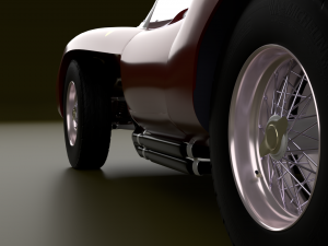 Ferrari 250 Testa Rossa 250 1957 Modelo 3D
