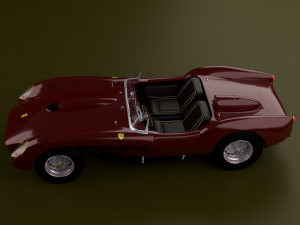 Ferrari 250 Testa Rossa 250 1957 Modelo 3D