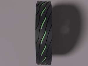 Innovative Bridgestone Airless wheel 3D Model