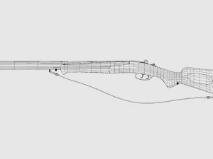 A hunting rifle 3D Model