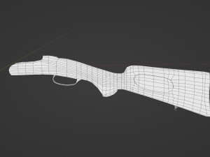 A hunting rifle 3D 모델