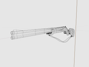 A hunting rifle 3D 모델