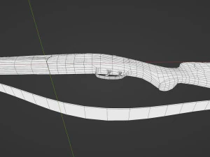 A hunting rifle 3D Model