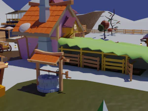 Village Pack-Flexible Modular 3D Model