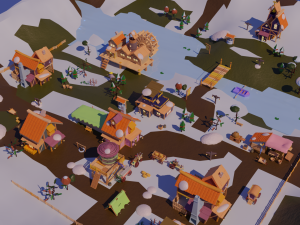 Village Pack-Flexible Modular 3D-Modell