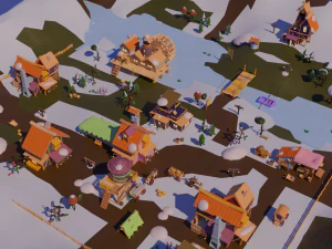 Village Pack-Flexible Modular 3D Model
