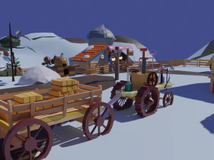 Village Pack-Flexible Modular 3D Model