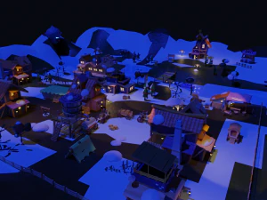 Village Pack-Flexible Modular 3D Model