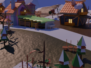 Village Pack-Flexible Modular 3D-Modell