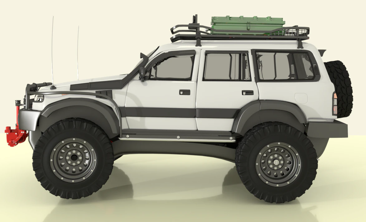 TOYOTA LAND CRUISER 80 VX 3D Model .c4d .max .obj .3ds .fbx .stl .blend 