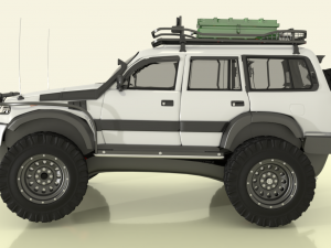 TOYOTA LAND CRUISER 80 VX 3D Model