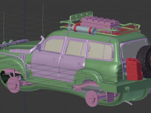 TOYOTA LAND CRUISER 80 VX 3D Model
