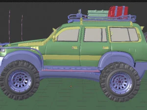 TOYOTA LAND CRUISER 80 VX 3D Model