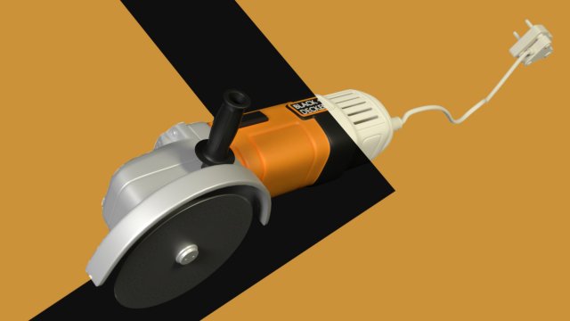 Grinding wheel Modèle 3D .c4d .max .obj .3ds .fbx .stl .blend 