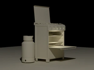 Homemade kitchen 3D Model
