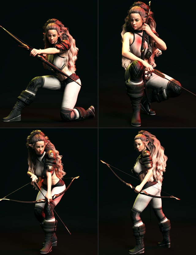Really Cool Bow And Arrow Poses For Genesis Male 3d Models, 57% OFF