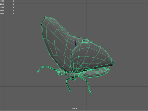 Rigged butterfly 3D Модель