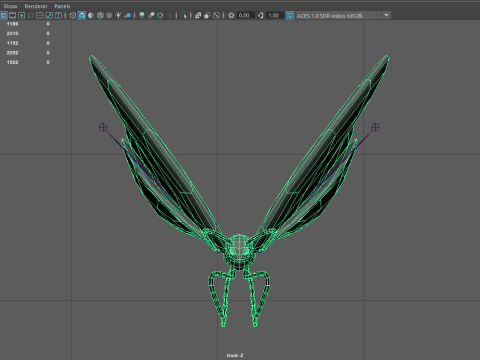 Rigged butterfly 3D Модель