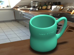 3D Cup-Mug Happy Birthday Modello 3D