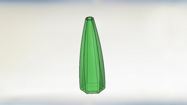 Flower glass vase in Multi Color Modello 3D .c4d .max .obj .3ds .fbx .stl .blend 