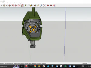 Su&iacute;te m&oacute;vel pasta gundam iron Modelo 3D