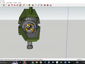 Su&iacute;te m&oacute;vel pasta gundam iron Modelo 3D