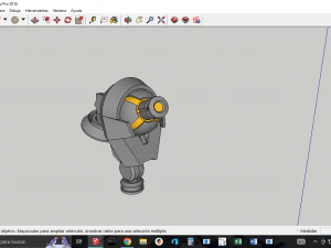 Su&iacute;te m&oacute;vel pasta gundam iron Modelo 3D