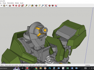 Mobile suite graze gundam iron 3D Model