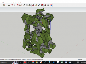 Mobile suite graze gundam iron 3D Model