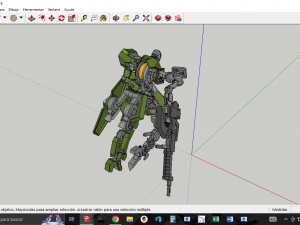 Mobile suite graze gundam iron 3D Model