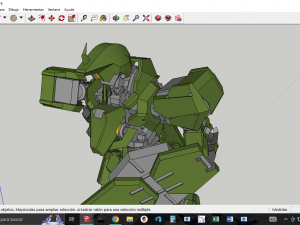 Mobile suite graze gundam iron 3D Model