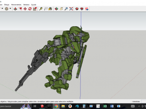 Mobile suite graze gundam iron 3D Model