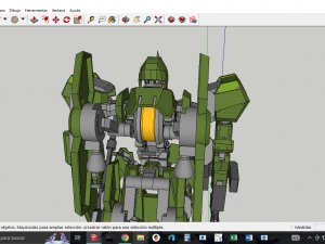 Mobile suite graze gundam iron 3D Model