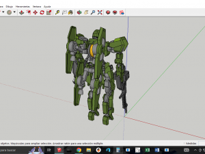 Mobile suite graze gundam iron 3D Model