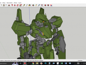 Mobile suite graze gundam iron 3D Model