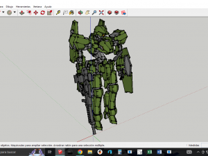 Mobile suite graze gundam iron 3D Model