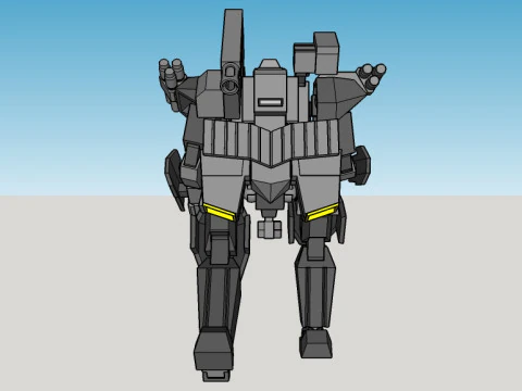 Destrua o artilheiro mini Modelo 3D