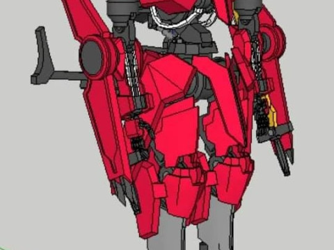 Grin gerde gundam iron 3D Model