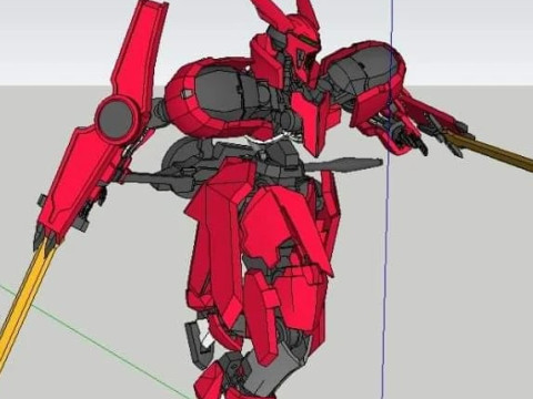 Grin gerde gundam iron 3D Model