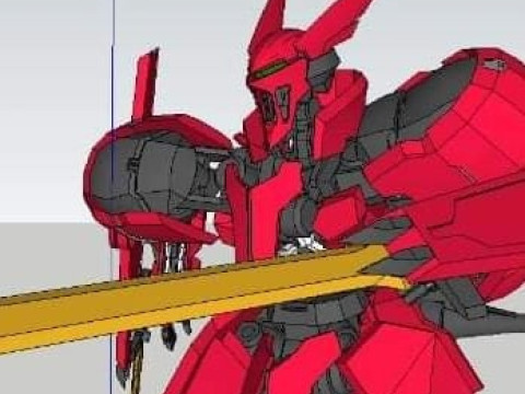 Grin gerde gundam iron 3D Model