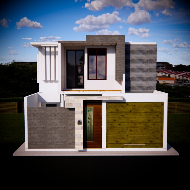 Casa Maria 3D Модель .c4d .max .obj .3ds .fbx .stl .blend 