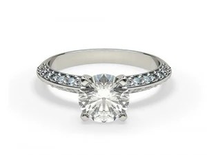 Verlovingsring en render 3D Model