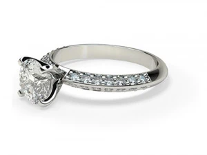 Engagement Ring and Render 3D Model