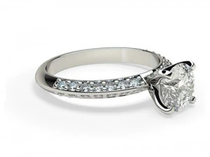 Engagement Ring and Render 3D Model