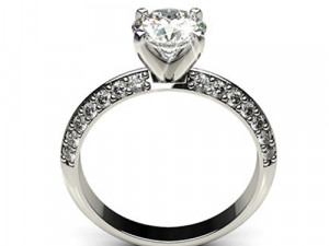 Engagement Ring and Render 3D Model