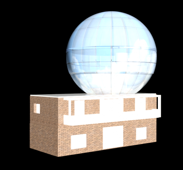 Universal modern house Modelo 3D .c4d .max .obj .3ds .fbx .stl .blend 