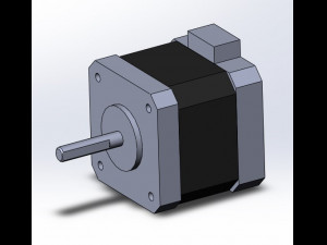 Electric Motor Nema 17 3D 模型