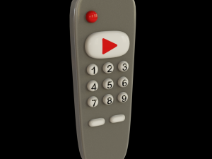 TV cartoon remote controller 3D Модель
