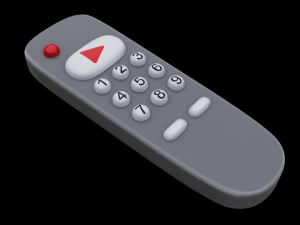 TV cartoon remote controller 3D मॉडल